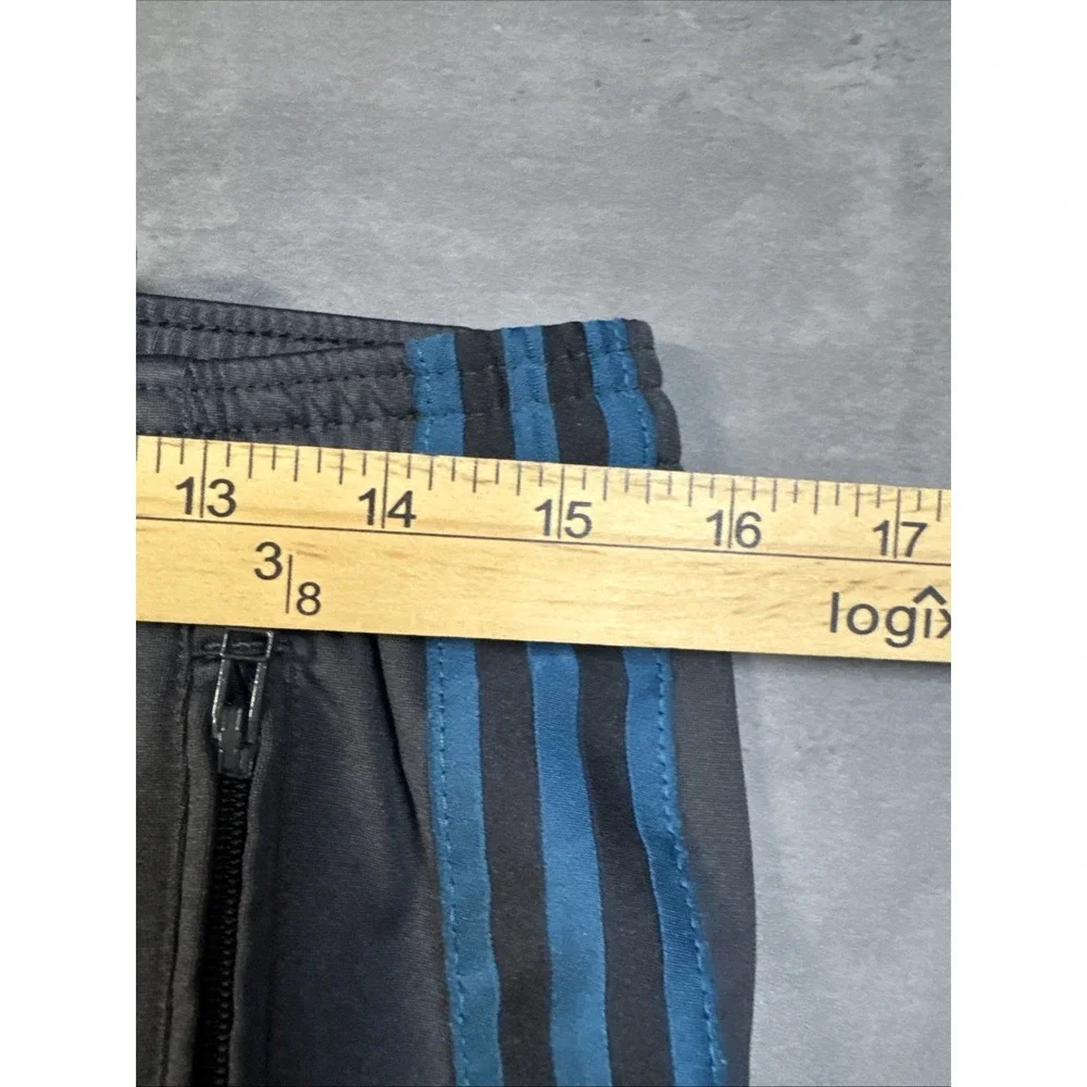 grey Adidas Aloxe track pants Blue & Yellow Color Black Signature 3 Stripes M